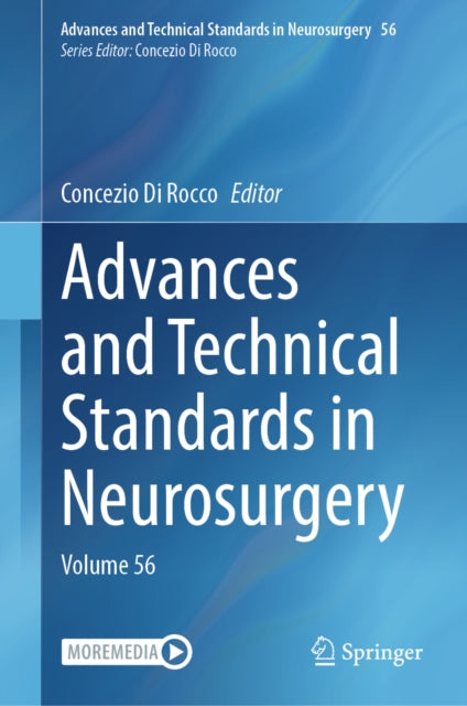 Advances & Technical Standards In Neuros By Di Rocco, Concezio