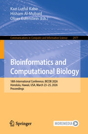 Bioinformatics And Computational Biology By Kabir, Kazi Lutful