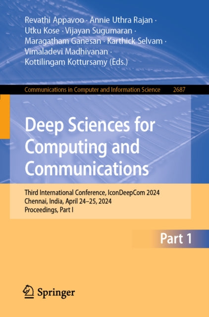 Deep Sciences For Computing And Communic By Appavoo, Revathi