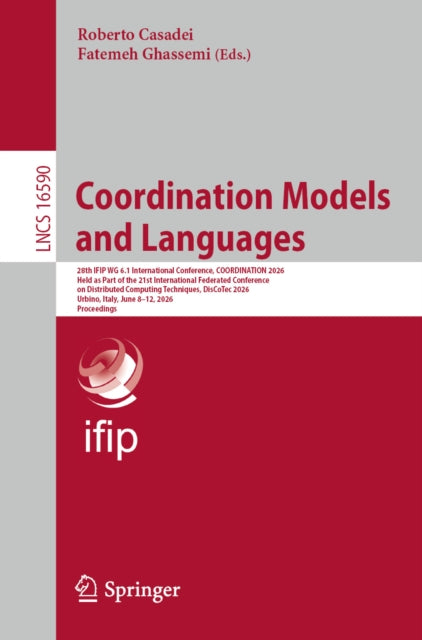 Coordination Models & Languages By Casadei, Roberto