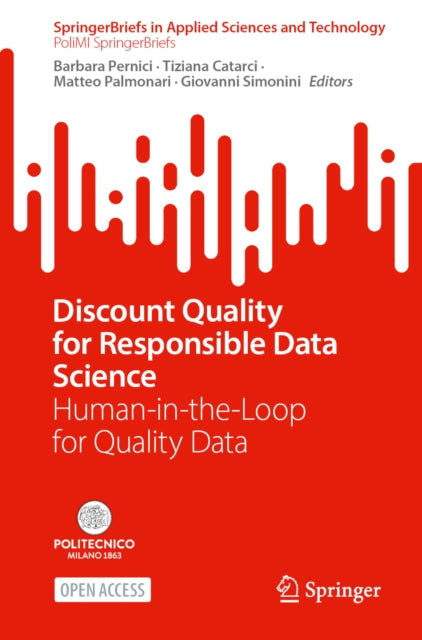 Discount Quality For Responsible Data Sc By Pernici, Barbara