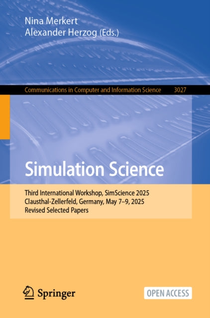 Simulation Science By Merkert, Nina