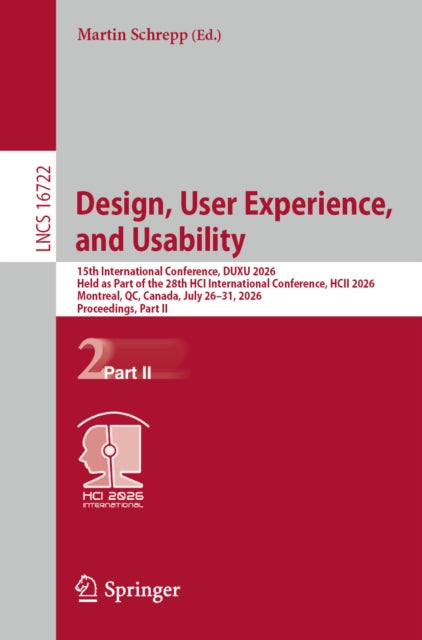 Design User Experience & Usability By Schrepp, Martin
