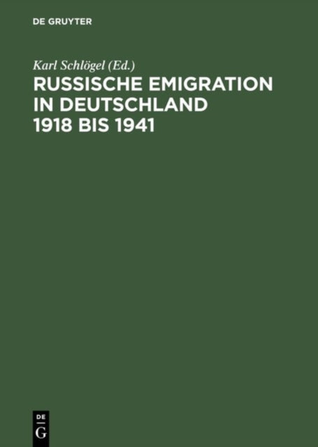 Russische Emigration In Deutschland 1918