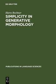 Simplicity In Generative Morphology