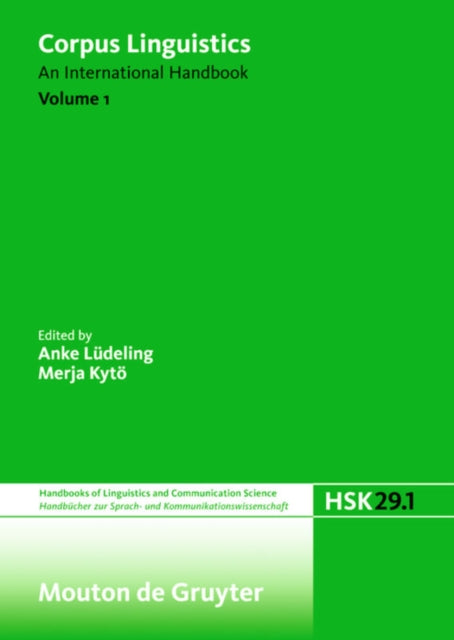 Corpus Linguistics, Volume 1, Handb Cher