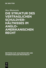 Die Struktur Des Vertraglichen Schuldver