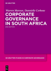 Corporate Governance In South Africa By Maroun, Warren
