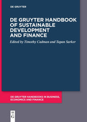 De Gruyter Handbook Of Sustainable Devel By Cadman, Timothy