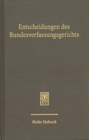 Entscheidungen Des Bundesverfassungsger
