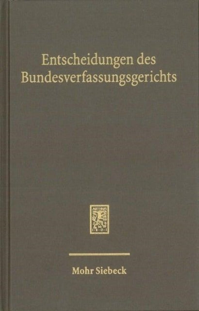 Entscheidungen Des Bundesverfassungsger