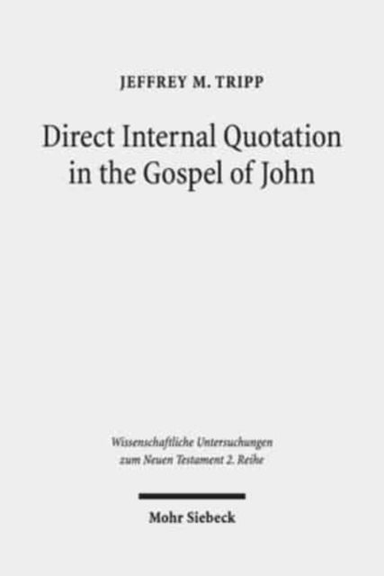 Direct Internal Quotation In The Gospel