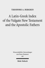 Latin Greek Index Of The Vulgate New Te