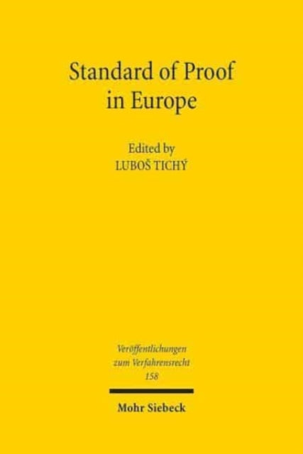 Standard Of Proof In Europe