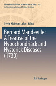 Bernard Mandeville A Treatise Of The Hyp By Kleiman-lafon, Sylvi