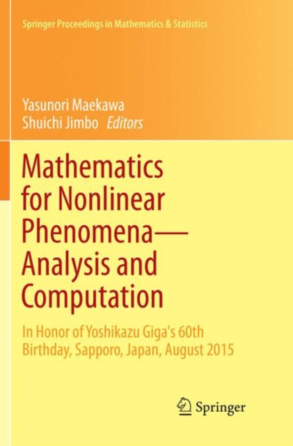 Mathematics For Nonlinear Phenomena Anal