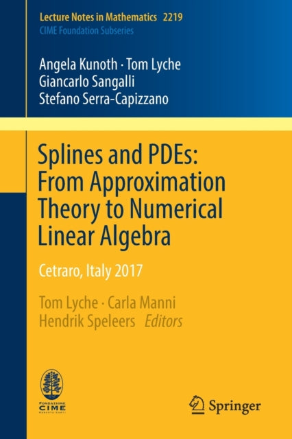 Splines And Pdes From Approximation Th