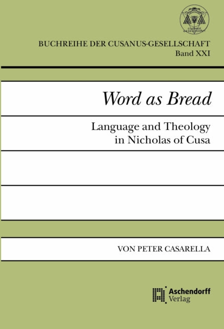 Word As Bread By Casarella, Peter