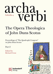 Opera Theologica Of John Duns Scotus By Cross, Richard