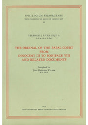 Ordinal Of The Papal Court From Innovent By Van Dijk, Stephen