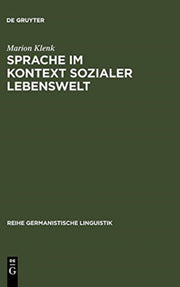 Sprache Im Kontext Sozialer Lebenswelt