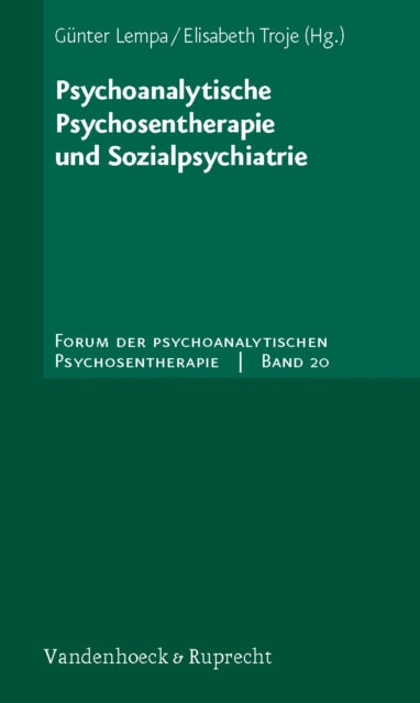 Forum Der Psychoanalytischen Psychosent By G  Nter Lempa