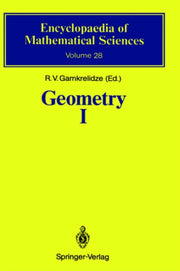 Geometry I : Basic Ideas And Concepts Of