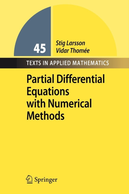 Partial Differential Equations With Nume
