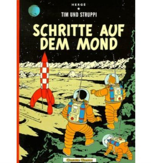 Tim Und Struppi Schritte Auf Dem Mond