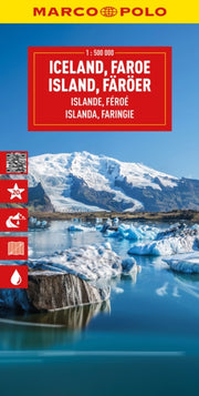 Iceland Marco Polo Map Including Faroe I