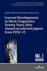 Current Developments In Slavic Linguisti