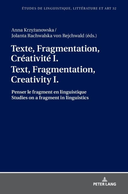 Texte Fragmentation Crativit I Text Frag