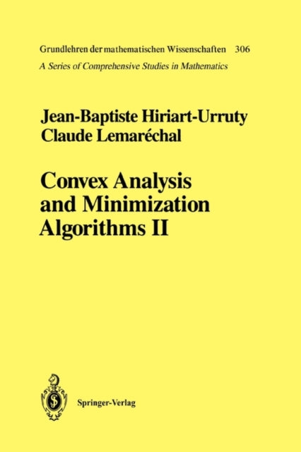 Convex Analysis & Minimization Algorithm