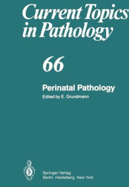 Perinatal Pathology By Grundmann, E.