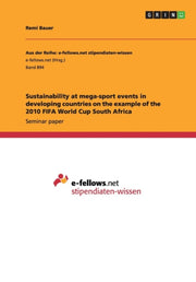 Sustainability At Mega-sport Events In D
