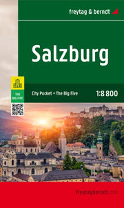 Salzburg City Plan 18800 Freytag Berndt