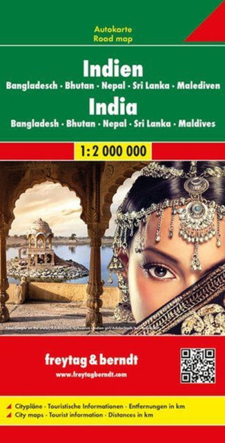 India Bangladesh Bhutan Nepal Sri Lanka By Freytag & Berndt