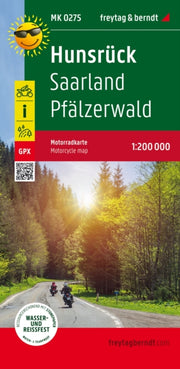 Hunsrck Saarland Pflzerwald Motorway Map