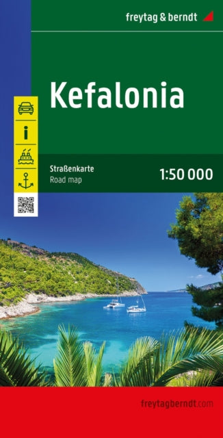 Kefalonia Street Map 150000 Freytag Bern