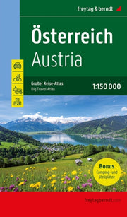 Austria Great Road Atlas Leisure Bike 11 By Freytag-berndt