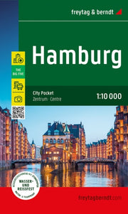 Hamburg City Map By Freytag & Berndt