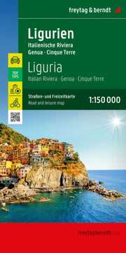 Liguria Road & Leisure Map