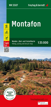 Montafon Hiking Cycling Leisure Map