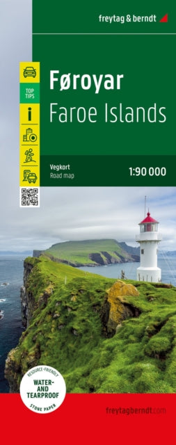 Faroe Islands Road Map