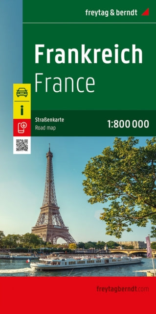 France Road Map By Freytag & Berndt