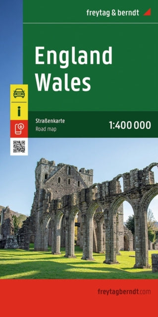 England Wales Road Map By Freytag & Berndt