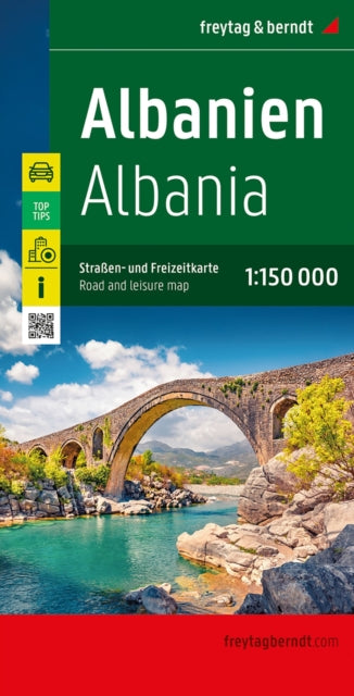 Albania Road & Leisure Map 1150k