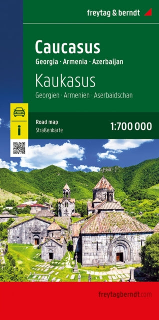 Caucasus Road Map Georgiaarmeniaazerbaij