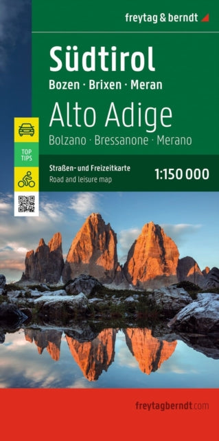 South Tyrol Road & Leisure Map By Freytag & Berndt