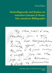 Nachschlagewerke Und Studien Zur Erotisc